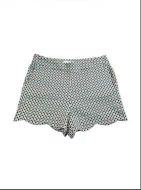 By Anthropologie Georgie Scalloped Hem Spotted Tweed Shorts